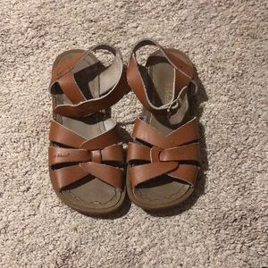 Girls Tan Salt Water Sandals